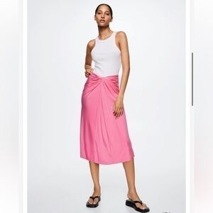 NWT Mango Decorative Knot Skirt